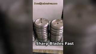 entrega para rebolos de CBN e diamante