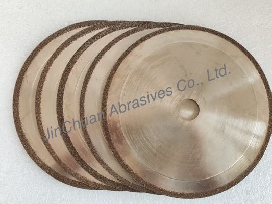 Qualidade  1A1 600*2.5*20*5mm  B100/120  Edge Design R0.5 Fillet + 7° Chamfer  Electroplated CBN Cutting Disc Fábrica