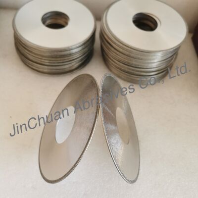 Qualidade  Diameter 127mm Thickness 1.55mm Grit D151 Electrocted Diamond Saw Blade Fábrica