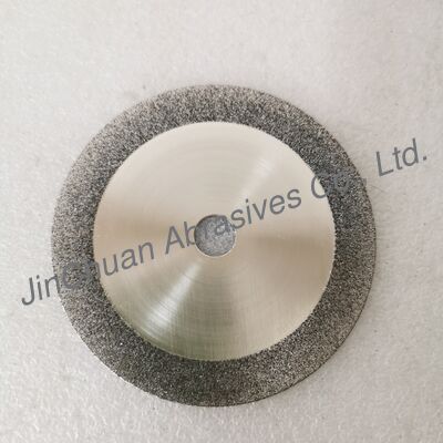 Qualidade  Customed Single-Sided Abrasive Electroplated CBN Cutting Blades 100*0.8*12.7mm B60/70 Fábrica