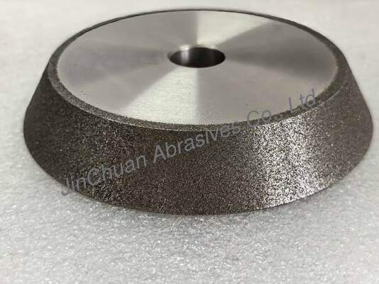 Qualidade  Electro Bonded Grinding And Chamfering Wheels With Amber Color Cbn Electroplated Wheel Fábrica