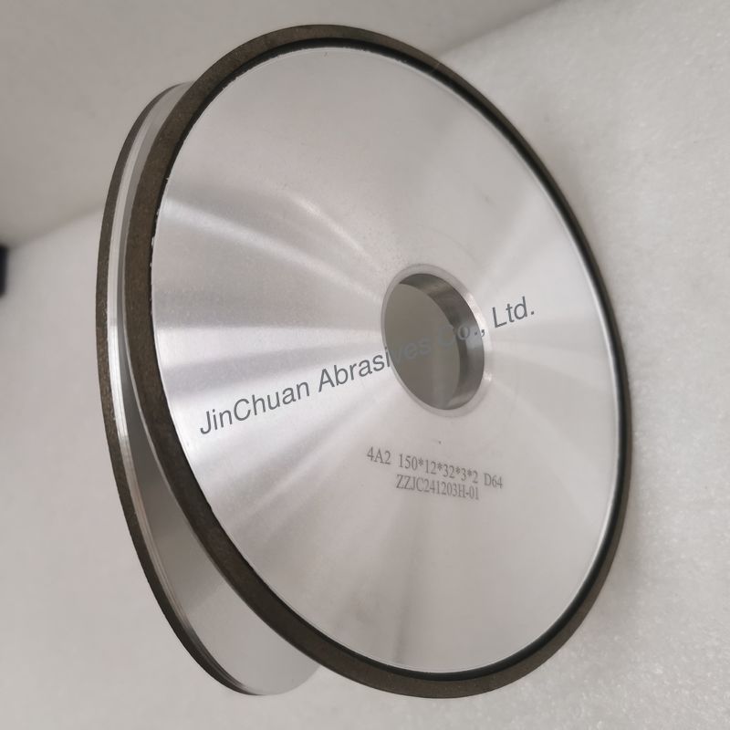 150*12*32*3*2mm 4A2 Resin Bond Grinding Wheel Top Pick For Face And Peripheral Grinding