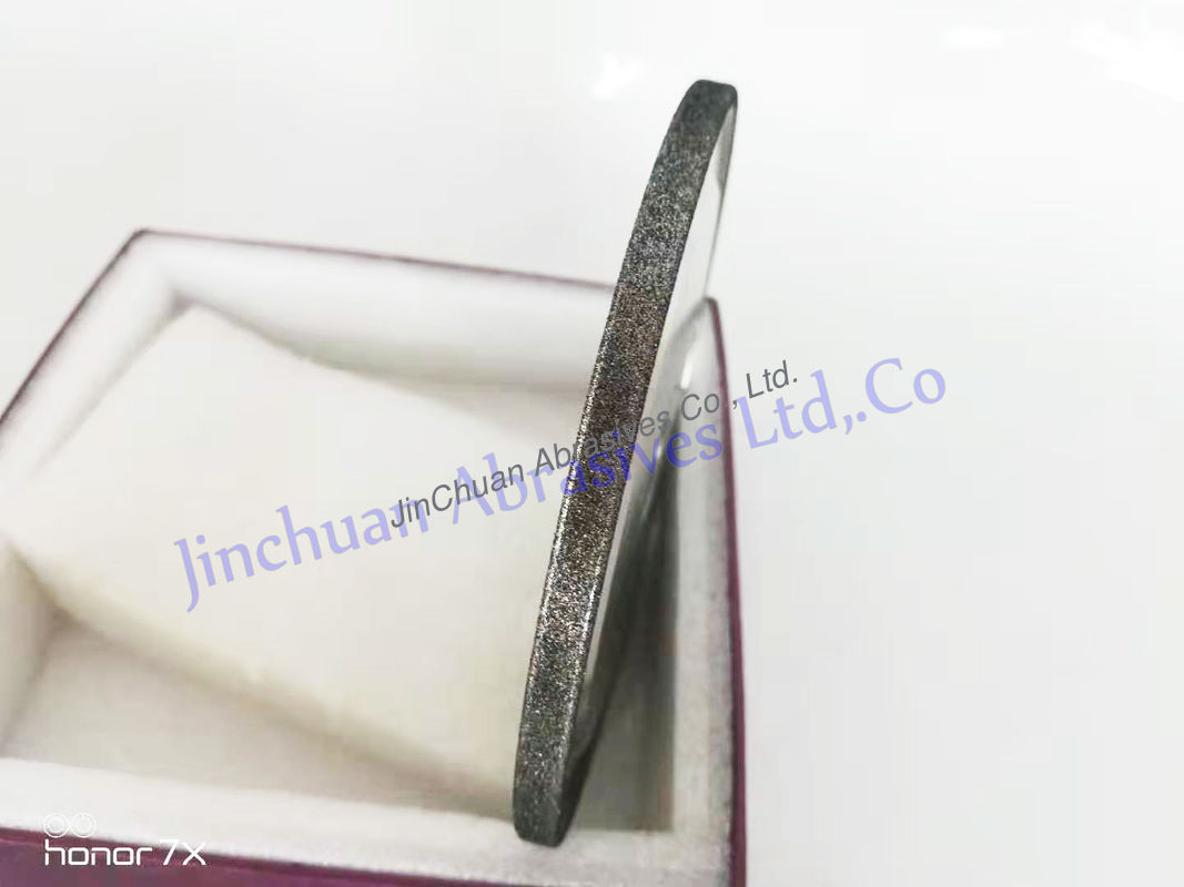 127mm Electroplated CBN Diamond Wheel For Turbo Tooth Grind Customized Steel Body Shape