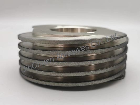 Rodas helicoidais ligadas galvanizadas do Cbn 99.06*38.1*15.93mm para tesouras de moedura