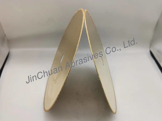 D50/60 galvanizou Diamond Grinding Cutting Wheel 0.8mm Basebody 210*20*2mm