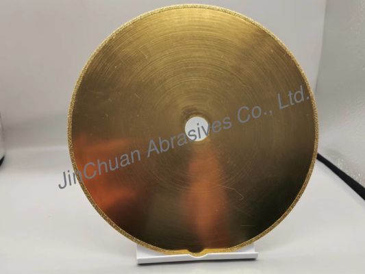 D50/60 galvanizou Diamond Grinding Cutting Wheel 0.8mm Basebody 210*20*2mm