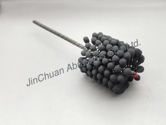 A afiação flexível do carboneto de silicone do cilindro 60*80*200 escova o grão 600