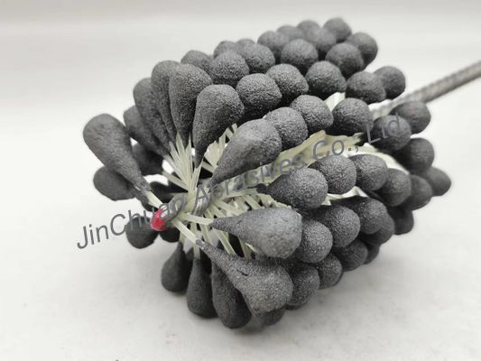 grão cúbico de afiação flexível do nitreto de boro 80 da escova de 80*80*200mm