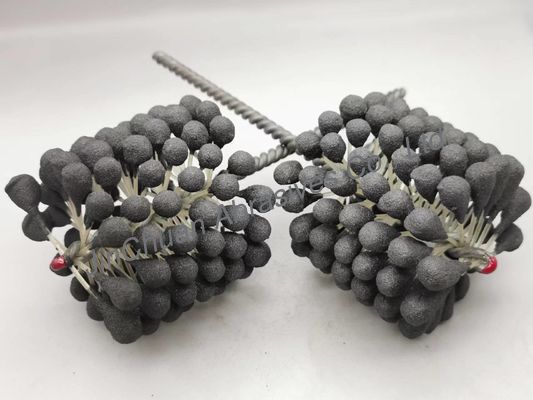 grão cúbico de afiação flexível do nitreto de boro 80 da escova de 80*80*200mm