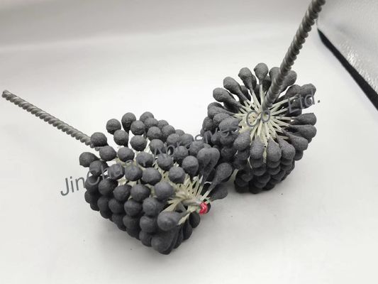 grão cúbico de afiação flexível do nitreto de boro 80 da escova de 80*80*200mm