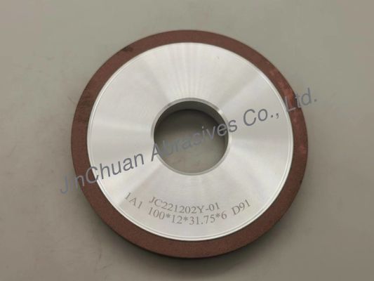 alumínio Basebody 75 * 6mm de 1A1 Diamond Grinding Resin Bonded Wheel