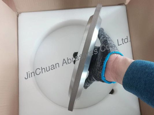 14a1 Diamond Grinding Wheel Grooved Tungsten utiliza ferramentas apontando as lâminas de serra do carboneto 350mm