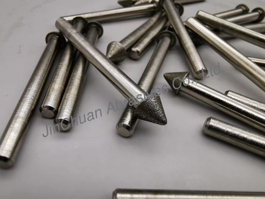 Eletro ponta depositada 1k1w que mói pontos montados Diamond Abrasives D126