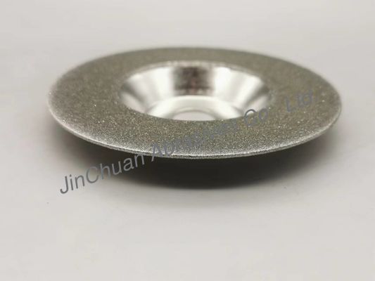 roda galvanizada 100mm 23 * 1mm do copo do CBN Diamond Wheel For Carbide Grinding
