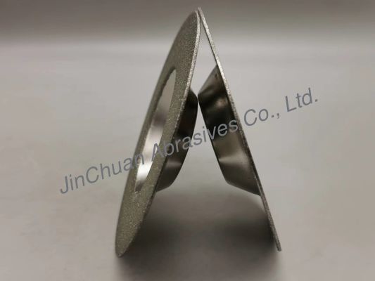 roda galvanizada 100mm 23 * 1mm do copo do CBN Diamond Wheel For Carbide Grinding