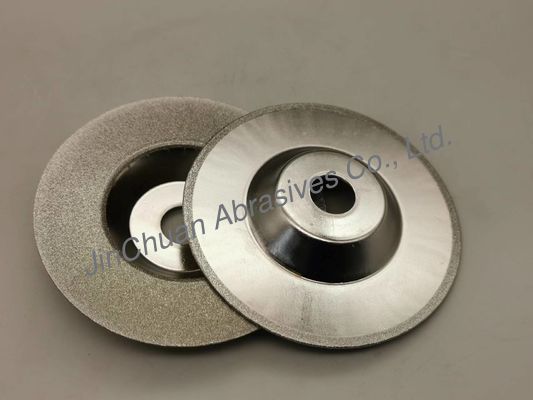 roda galvanizada 100mm 23 * 1mm do copo do CBN Diamond Wheel For Carbide Grinding