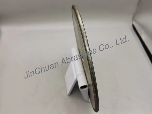 200mm galvanizou o furo de moedura 1F1R do mandril de Diamond Wheel Diameter 15,875