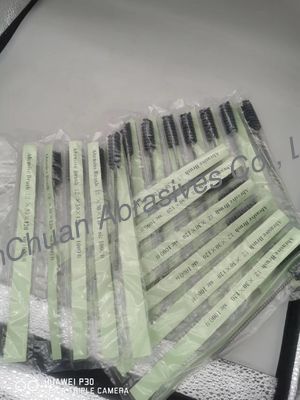 Alta Eficiência de Carbono de Silício Brush Round Honing Abrasivos Máquina de manuseio de metal