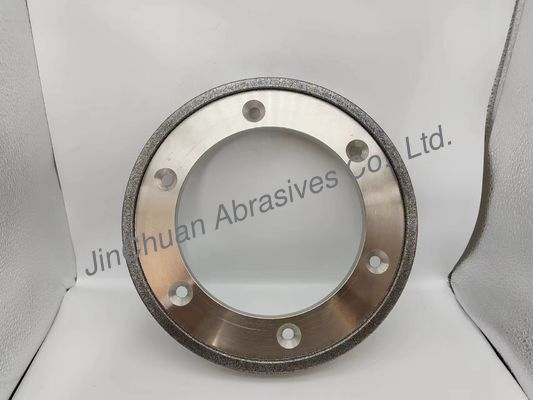 Roda de moagem CBN Electro Bonded para ferro fundido 6 buracos Disco de moagem de diamante 254mm