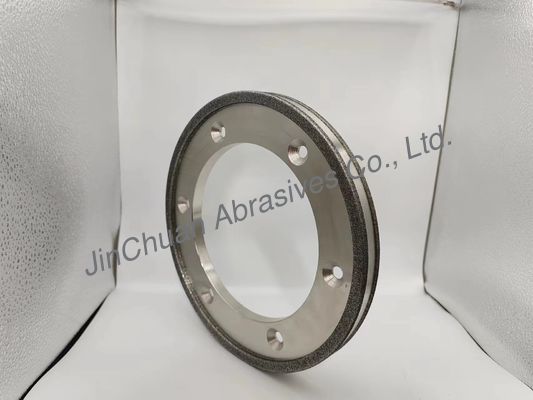 Roda de moagem CBN Electro Bonded para ferro fundido 6 buracos Disco de moagem de diamante 254mm
