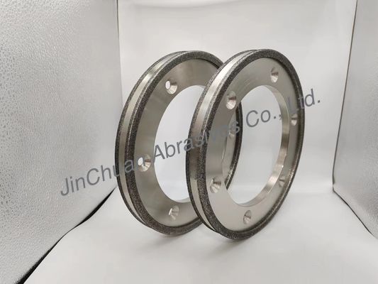 Roda de moagem CBN Electro Bonded para ferro fundido 6 buracos Disco de moagem de diamante 254mm