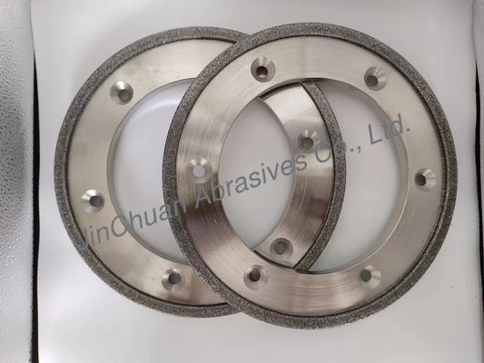 Roda de moagem CBN Electro Bonded para ferro fundido 6 buracos Disco de moagem de diamante 254mm