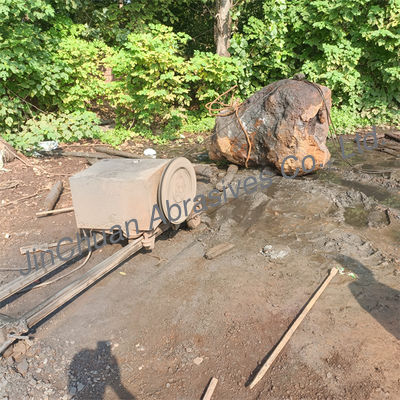 Serra de fio de diamante de alta velocidade para corte de ferro fundido e metal