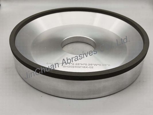 Roda de moagem de resina CBN com buraco interno de 57 mm, diâmetro 203 mm