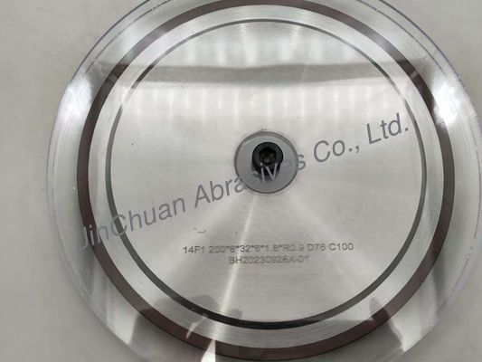 R0.9 14A1 Rodas de diamante de ligação de resina para moagem de ferramentas de carburo