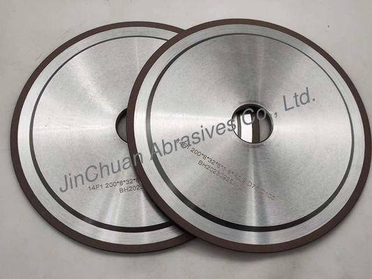 R0.9 14A1 Rodas de diamante de ligação de resina para moagem de ferramentas de carburo