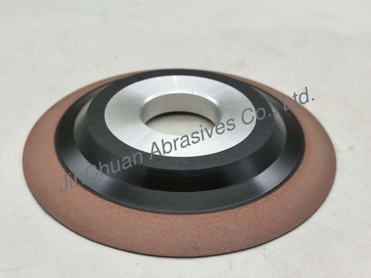 Forma de prato 12V9 Roda de moagem de diamantes preto tipo Bakelit