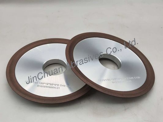 12V2 Resina Roda de moagem de diamantes Moedor de diamantes Forma de prato 30 graus