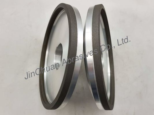 Roda de diamante de grãos duplos Roda de moagem de ligação de resina com 2 grelhas de diamante