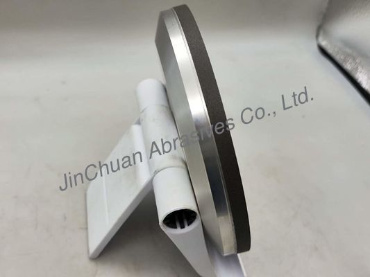 Roda de diamante de grãos duplos Roda de moagem de ligação de resina com 2 grelhas de diamante