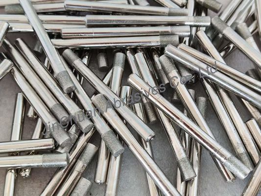 Pins de afinação de diamante electroplacado de 2,3 mm a 6,3 mm Número de grão de diamante D91