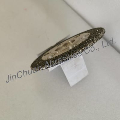 Diâmetro 150 mm Roda de moagem CBN eletroplata com furos de redução de peso