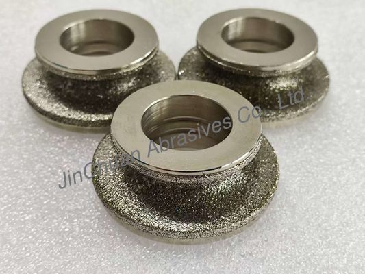 Rodas de revestimento de diamantes eletroplastadas para o mecanizado de carburo de tungstênio e matrizes de aço endurecido
