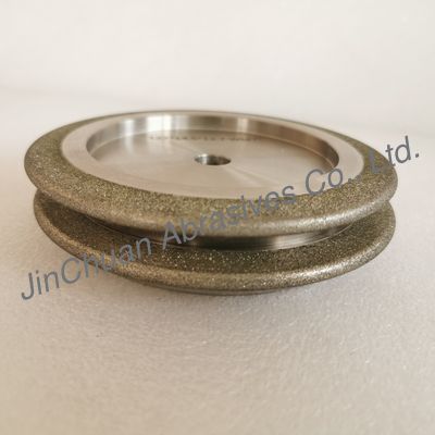 Rodas de moagem de diamantes eletropladas personalizáveis para polir pedras preciosas e moagem de perfis