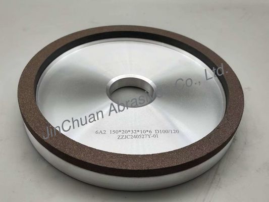 6A2 150mm Roda de Resina Disco de triturador de diamantes para TCT Carbide Grinding Cup Wheel