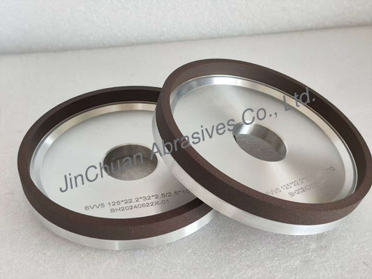 6VV5 Grelhas duplas Roda de moagem de diamantes Disco de moagem de ligação de resina D151/D64 Roda de diamante