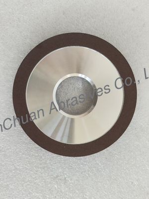 1A1 100*10*31.75*10mm D64 C125 Roda de moagem de diamantes de ligação de resina para aplicação de moagem de precisão