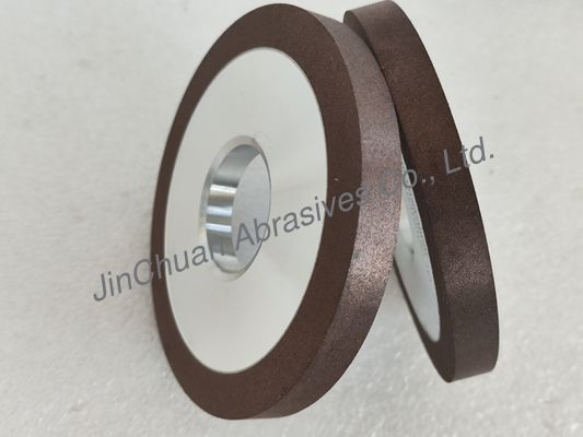 1A1 100*10*31.75*10mm D64 C125 Roda de moagem de diamantes de ligação de resina para aplicação de moagem de precisão