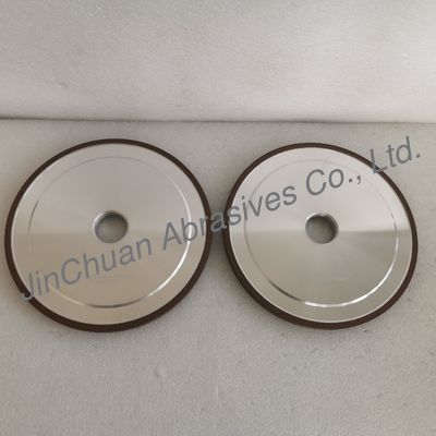 14A1 200mm D107 Roda de moagem de diamantes de ligação de resina para afiar cortadores de facas retas para máquinas de madeira