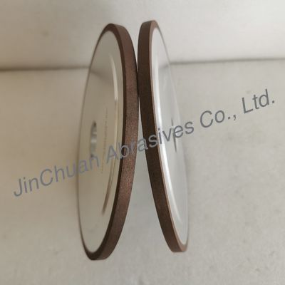 14A1 200mm D107 Roda de moagem de diamantes de ligação de resina para afiar cortadores de facas retas para máquinas de madeira