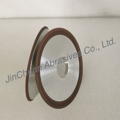 Diâmetro 175 mm 4V2 Roda de moagem em forma de prato de resina para moagem de serras de carburo