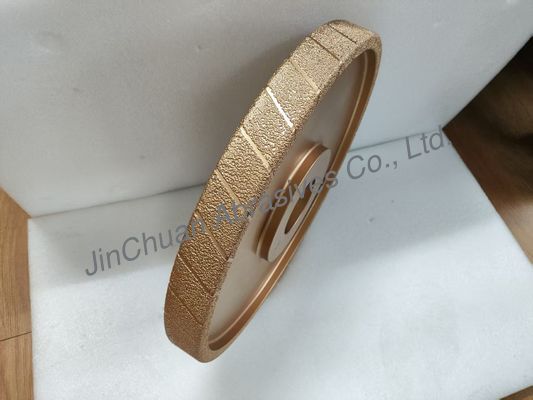 400 mm Grão bruto vácuo brasado Roda Diamong D25/30 Roda de moagem para ferro fundido