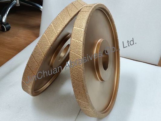 400 mm Grão bruto vácuo brasado Roda Diamong D25/30 Roda de moagem para ferro fundido