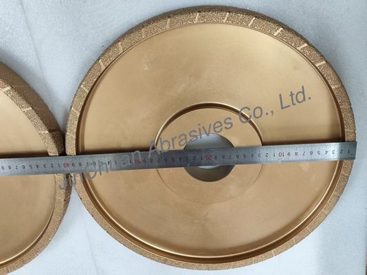 400 mm Grão bruto vácuo brasado Roda Diamong D25/30 Roda de moagem para ferro fundido