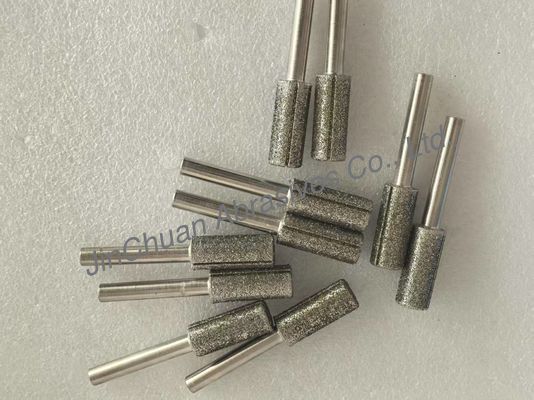 Pontos montados em diamante com ranhuras tipo pinos de moagem