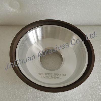 11V9 100*35*31.75*3*10mm D91 Roda de moagem de diamantes de ligação de resina
